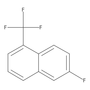 6-Fluoro-1-(trifluoromethyl)naphthalene结构式