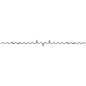 9,12-Octadecadienoicacid,2-oxo-1,3-propanediylester结构式
