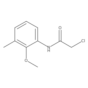 2-Chloro-N-(2-methoxy-3-methylphenyl)acetamide结构式