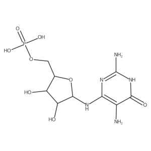 2,5-Diamino-6-hydroxy-4-(5-phosphoribosylamino)pyrimidine Structure