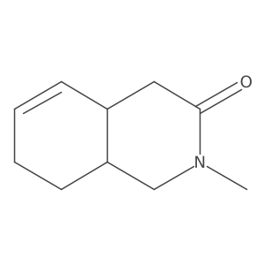 (4aR,8aS)-2-Methyl-1,4,4a,7,8,8a-hexahydroisoquinolin-3(2H)-one结构式