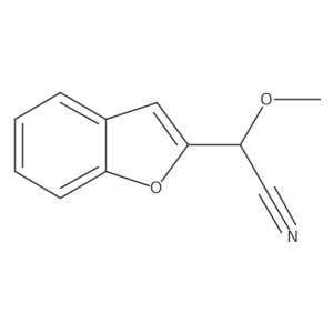 2-(1-Benzofuran-2-YL)-2-methoxyacetonitrile Structure