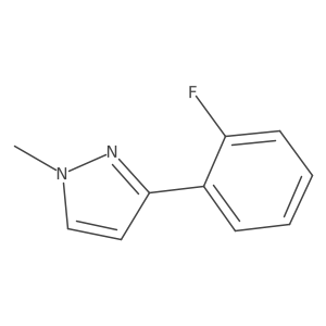 3-(2-fluorophenyl)-1-methyl-1H-pyrazole结构式