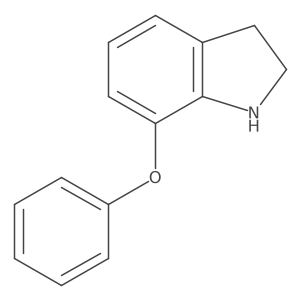 1h-Indole,2,3-dihydro-7-phenoxy- Structure