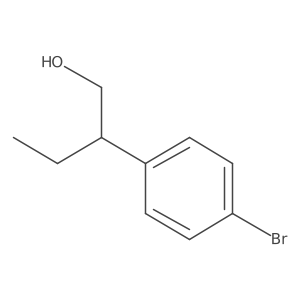 2-(4-Bromophenyl)butan-1-ol Structure