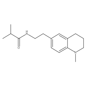 N-(2-(1-methyl-1,2,3,4-tetrahydroquinolin-6-yl)ethyl)isobutyramide结构式