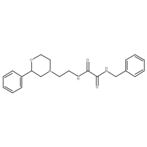 N1-benzyl-N2-(2-(2-phenylmorpholino)ethyl)oxalamide Structure