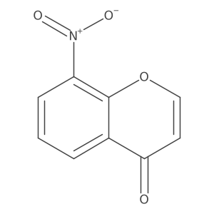 8-Nitro-4H-chromen-4-one结构式