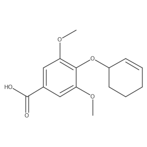 4-(2-Cyclohexen-1-yloxy)-3,5-dimethoxybenzoic acid结构式