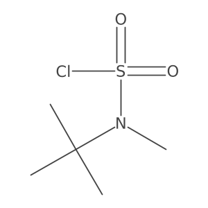 N-tert-butyl-N-methylsulfamoyl chloride Structure