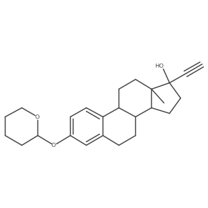 3-[(Tetrahydro-2H-pyran-2-yl)oxy]-19-Norpregna-1,3,5(10)-trien-20-yn-17-ol结构式