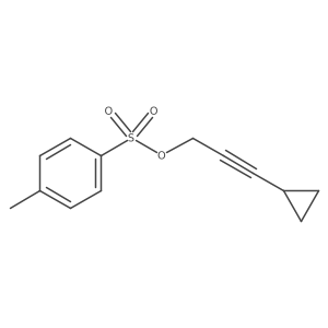 3-Cyclopropylprop-2-ynyl 4-methylbenzenesulfonate结构式