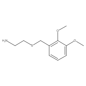 2-(2,3-Dimethoxy-benzylsulfanyl)-ethylamine结构式