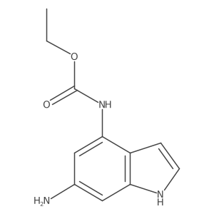 N-(6-amino-1H-indol-4-yl)carbamic acid ethyl ester Structure