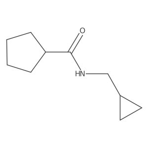 N-(cyclopropylmethyl)cyclopentanecarboxamide Structure