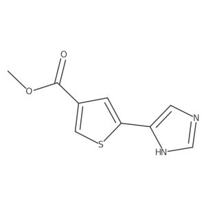 methyl 5-(1H-imidazol-4-yl)thiophene-3-carboxylate Structure