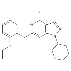 6-(2-Ethoxybenzyl)-1-(tetrahydro-2H-pyran-3-yl)-1,5-dihydro-4H-pyrazolo[3,4-d]pyrimidin-4-one Structure