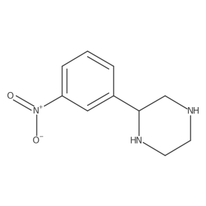 (R)-2-(3-Nitrophenyl)piperazine Structure