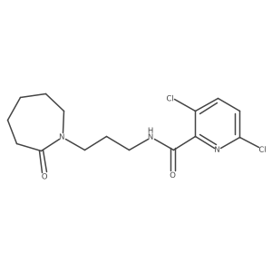 3,6-dichloro-N-[3-(2-oxoazepan-1-yl)propyl]pyridine-2-carboxamide Structure