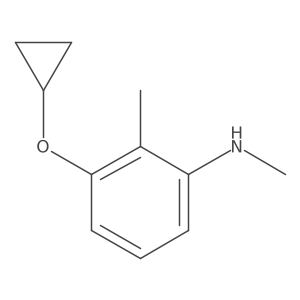 3-Cyclopropoxy-N,2-dimethylaniline Structure