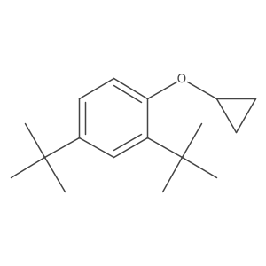 2,4-DI-Tert-butyl-1-cyclopropoxybenzene Structure