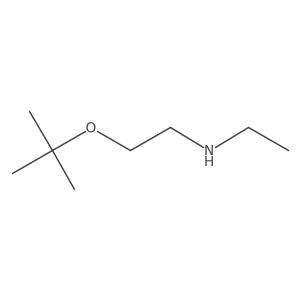 [2-(Tert-butoxy)ethyl](ethyl)amine结构式