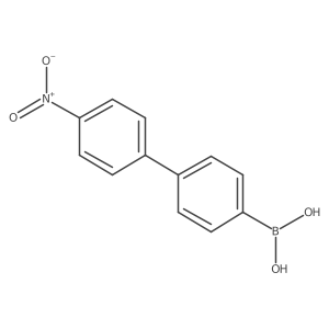 4'-Nitrobiphenyl-4-boronic acid Structure