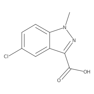 5-chloro-1-methyl-1H-indazole-3-carboxylic acid Structure