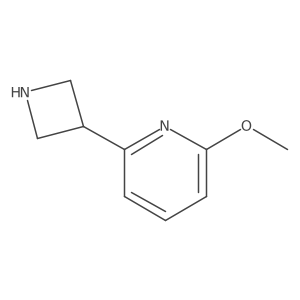 2-(Azetidin-3-yl)-6-methoxypyridine Structure