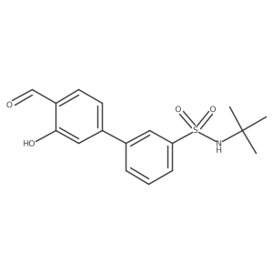 5-(3-t-Butylsulfamoylphenyl)-2-formylphenol Structure