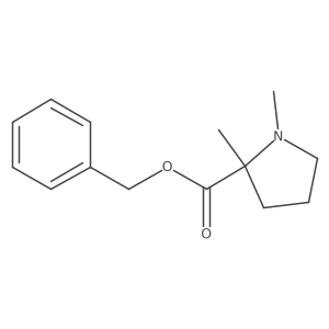 L-Proline, 1,2-dimethyl-, phenylmethyl ester Structure
