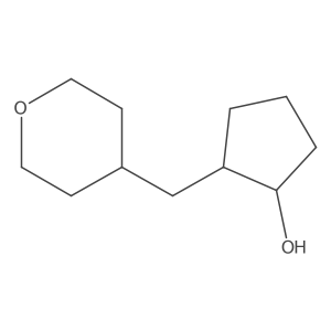 2-(Oxan-4-ylmethyl)cyclopentan-1-ol Structure