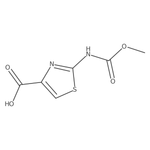2-(Methoxycarbonylamino)thiazole-4-carboxylic acid Structure