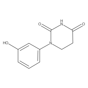 1-(3-hydroxyphenyl)dihydropyrimidine-2,4(1H,3H)-dione结构式