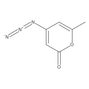 4-Azido-6-methyl-2H-pyran-2-one Structure