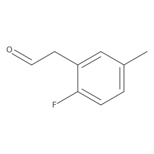 2-(2-Fluoro-5-methylphenyl)acetaldehyde Structure