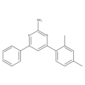 4-(2,4-Dimethylphenyl)-6-phenylpyrimidin-2-amine Structure