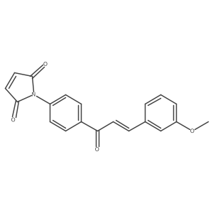 1-{4-[(2E)-3-(3-Methoxyphenyl)prop-2-enoyl]phenyl}-1H-pyrrole-2,5-dione Structure