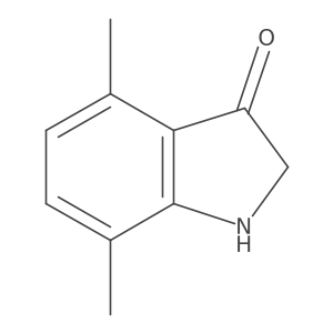 4,7-Dimethylindolin-3-one结构式