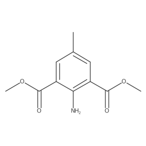 Dimethyl 2-amino-5-methylbenzene-1,3-dicarboxylate Structure