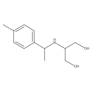 2-{[1-(4-Methylphenyl)ethyl]amino}propane-1,3-diol结构式