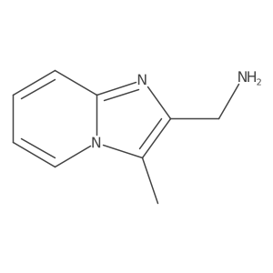 3-methylImidazo[1,2-a]pyridine-2-methanamine结构式