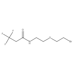 N-(2-(2-Bromoethoxy)ethyl)-3,3,3-trifluoropropanamide结构式