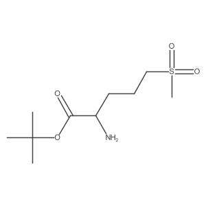 Tert-butyl 2-amino-5-methanesulfonylpentanoate Structure