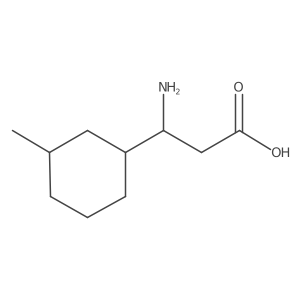 (3R)-3-Amino-3-(3-methylcyclohexyl)propanoic acid Structure