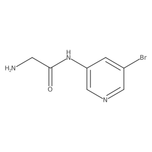 2-amino-N-(5-bromopyridin-3-yl)acetamide Structure