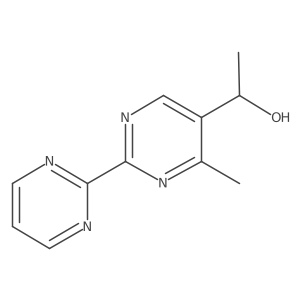(R)-1-(4-Methyl-[2,2'-bipyrimidin]-5-yl)ethan-1-ol Structure