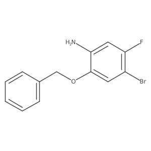 2-(Benzyloxy)-4-bromo-5-fluoroaniline Structure