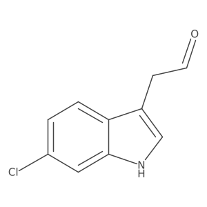 2-(6-chloro-1H-indol-3-yl)acetaldehyde Structure