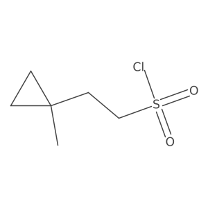 2-(1-Methylcyclopropyl)ethane-1-sulfonyl chloride Structure